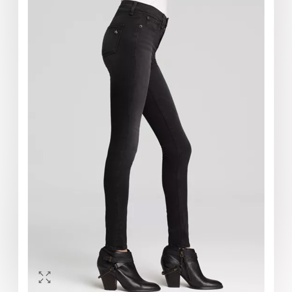 Rag & Bone Black Jean Leggings Size 27 P-48